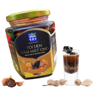 Tỏi đen sâm mật ong 500ml – Quà tặng sức khỏe cao cấp, giàu dinh dưỡng