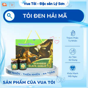 HQ TỎI ĐEN HẢI MÃ (70ML X6 HỦ)