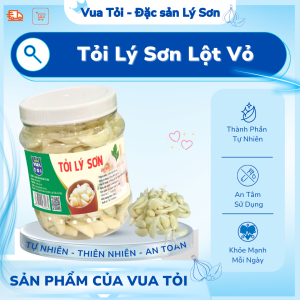 Tỏi Lý Sơn Lột Vỏ 200g - HỦ