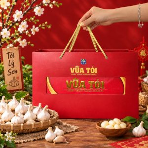 Bộ quà biếu Tỏi đen Sâm Ngọc Linh 2 hũ × 500ml
